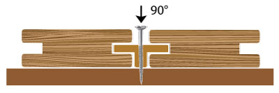 Tornillo para sujetador de 90 grados DeckWise®