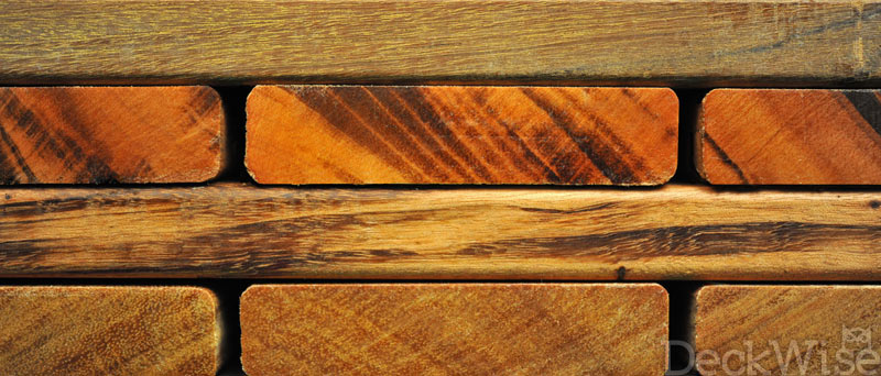 hardwood end grains