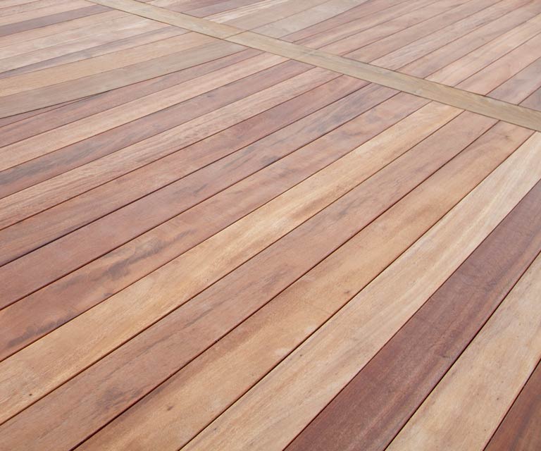 smooth hardwood surface built with deckwise fasteners