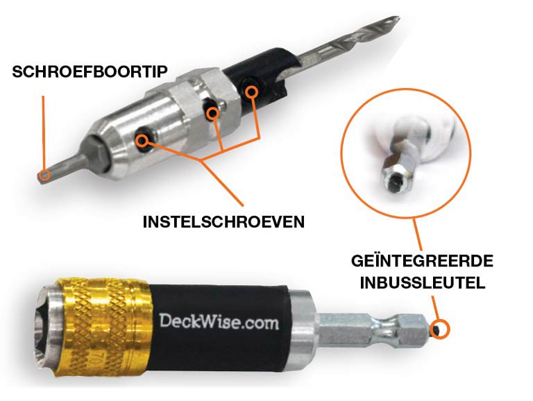 DeckWise® Drill & Drive™ terrasgereedschap