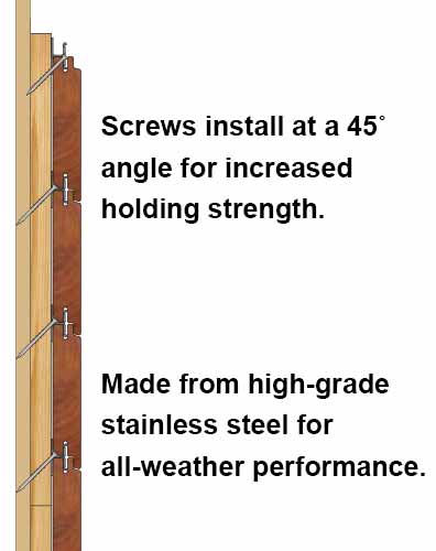 deckwise hidden cladding fastener installation diagram