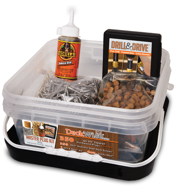 deckwise hardwood plug master kit