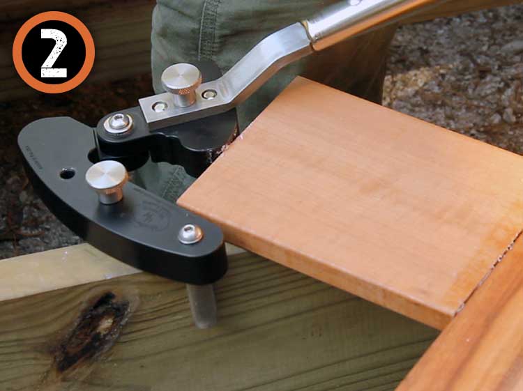 using hardwood wrench obtuse angle 2